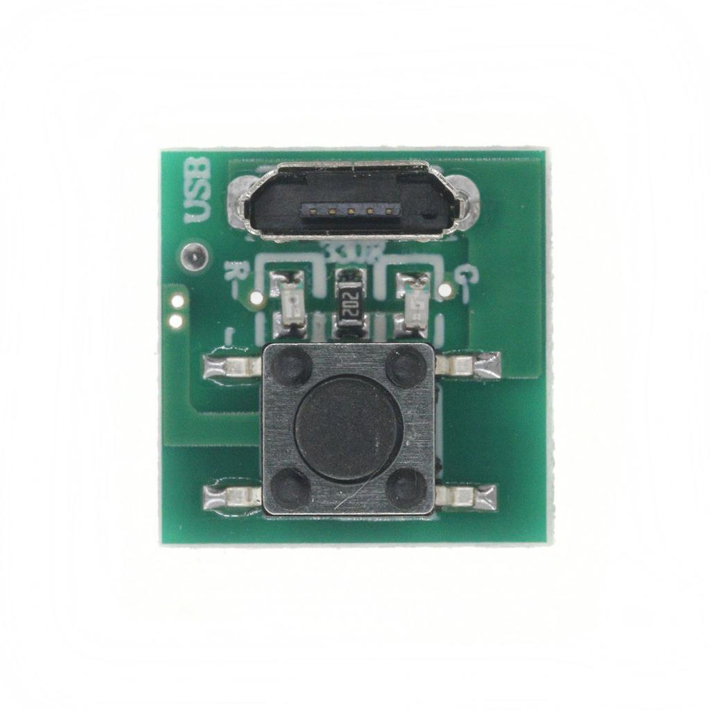 1PC Strong Light Flashlight Accessories Android Charging Port Touch Switch Function Diy Module Board Two Sets of Led Use