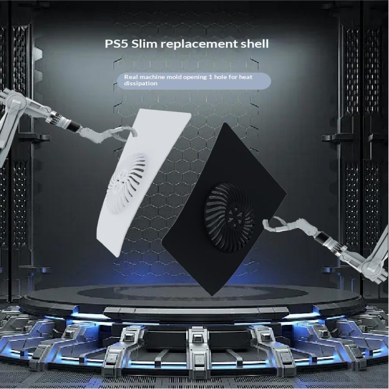 Per Console Ps5 Slim Piastra Frontale Con Presa d'Aria Sostitutiva Metà Superiore Piastra Frontale Cover Guscio Protettivo Ps5 Slim