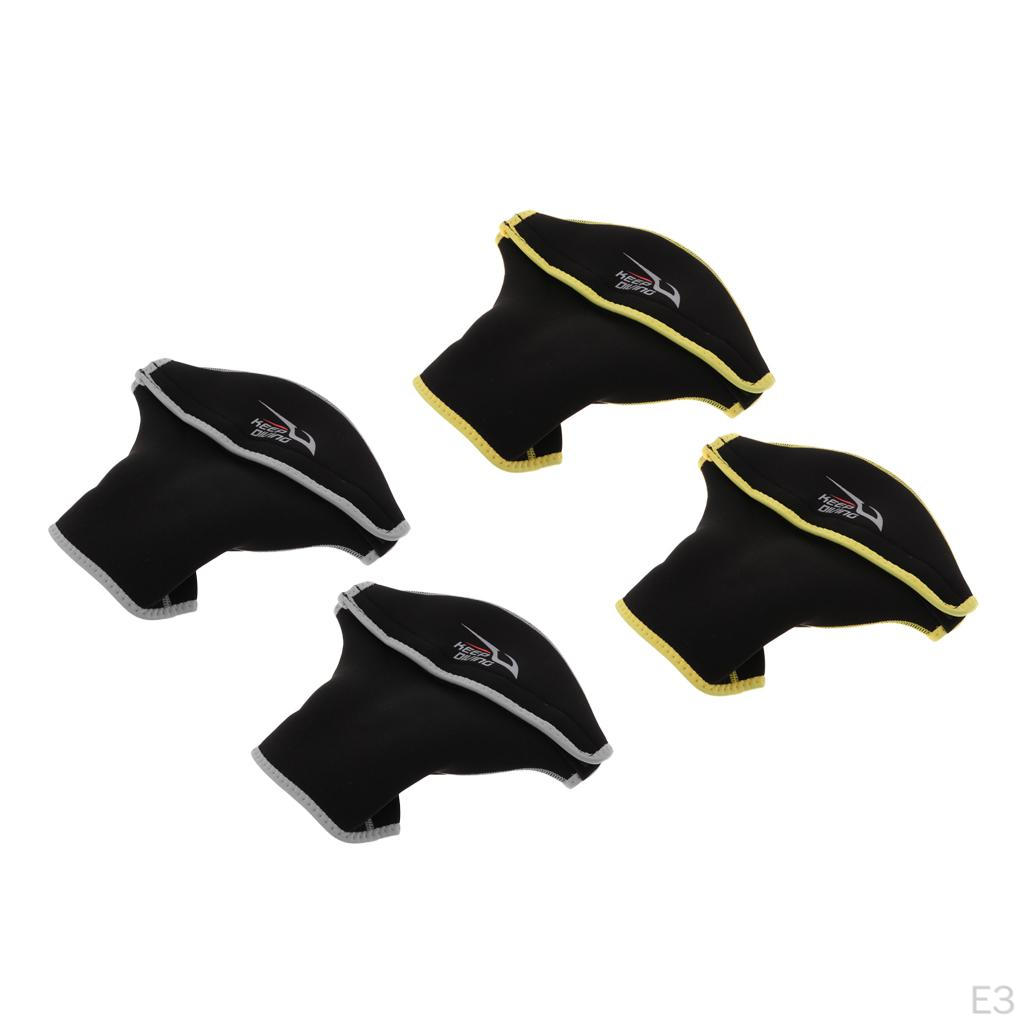 1 Pair Neoprene Kayak Rowing Rafting Paddle Gloves Hand Finger Palm