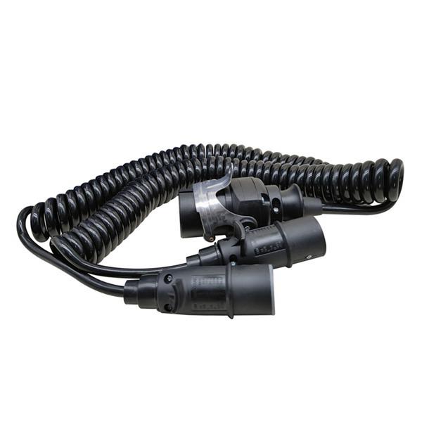 Volvo-Compatible Seven-Core Trailer Cable Coil 21971558