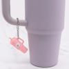 Popular Soft Rubber Stanley Cup Pendant Keychain - Creative Milk Tea Cup Keyring Available