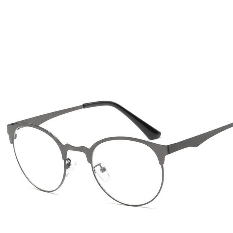 

Metal Steampunk Student Prescription Glasses For The Nearsighted Women Men Oval Myopia Spectacles Diopter 0 -0.5 -0.75 To -6.0 0