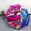 1 Stück Outdoor-Schirm mit Anime-Print - Automatisches Öffnen/Schließen, Tragbares 3-fach faltbares Design, 8-Speichen-Eisenrahmen - Perfektes Geschenk für Fans, Reisende, E
