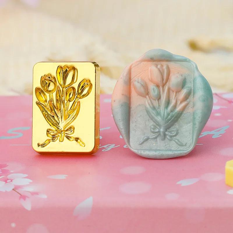Cute Cat Paw Wax Stamp Sealing Custom Stamp Hobby Scrapbooking Envelope Wood Wax Seal Stamp Set Replace Copperhead Sealing Tools