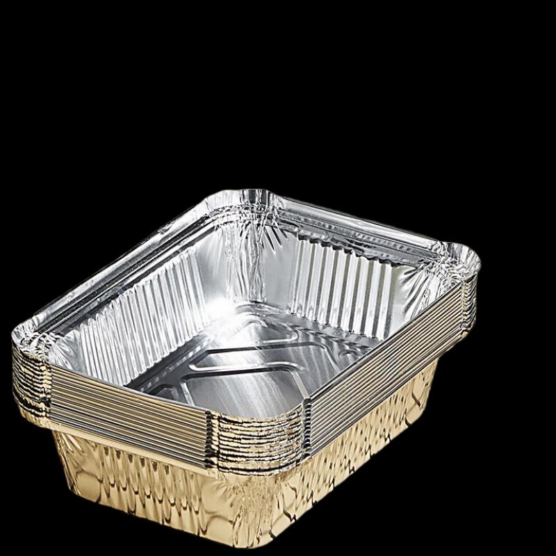 

NHZHIW 700ml Rectangular Disposable Aluminum Foil Trays