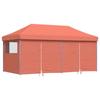 VidaXL Tente de réception pliable escamotable avec 4 parois latérales, tente, tente à auvent, auvent de gazebo, tente 4004957