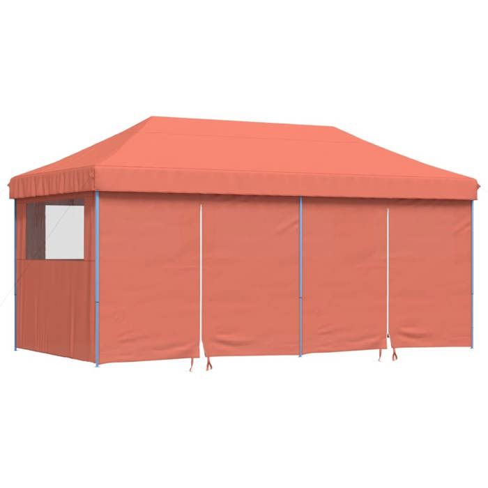VidaXL Tente de réception pliable escamotable avec 4 parois latérales, tente, tente à auvent, auvent de gazebo, tente 4004957