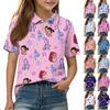 Dziecięce codzienne casualowe koszulki z krótkim rękawem z nadrukiem T-shirty Koszule