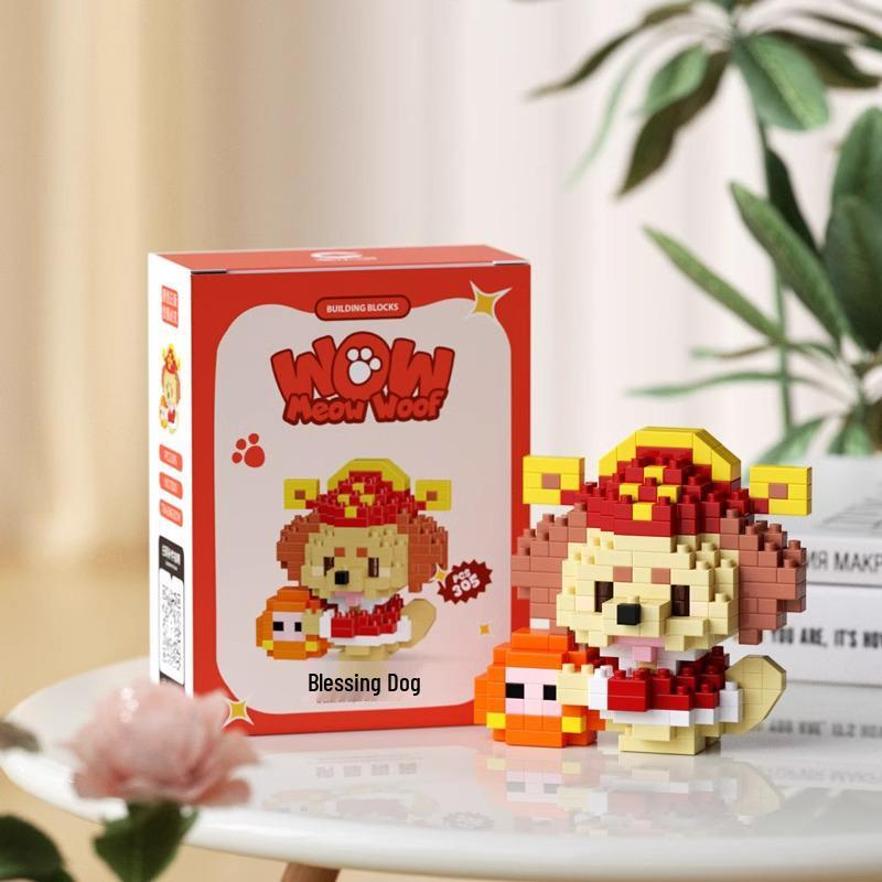 Children's Micro-Particle Building Block Animal Figurines: Creative Assembled Toys for Boys and Girls