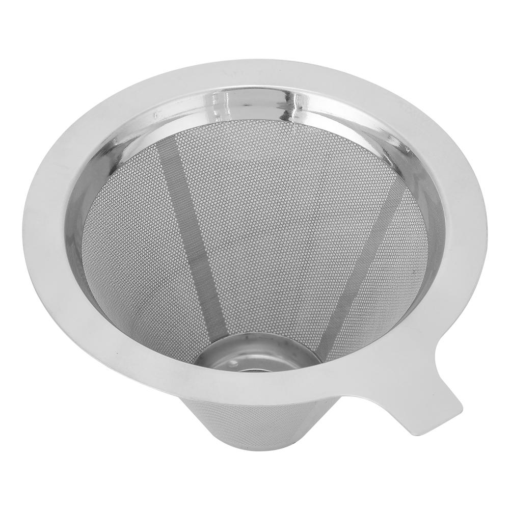 

Stainless Steel Household Coffee Filter Cup Coffee Dripper Filtering Tool