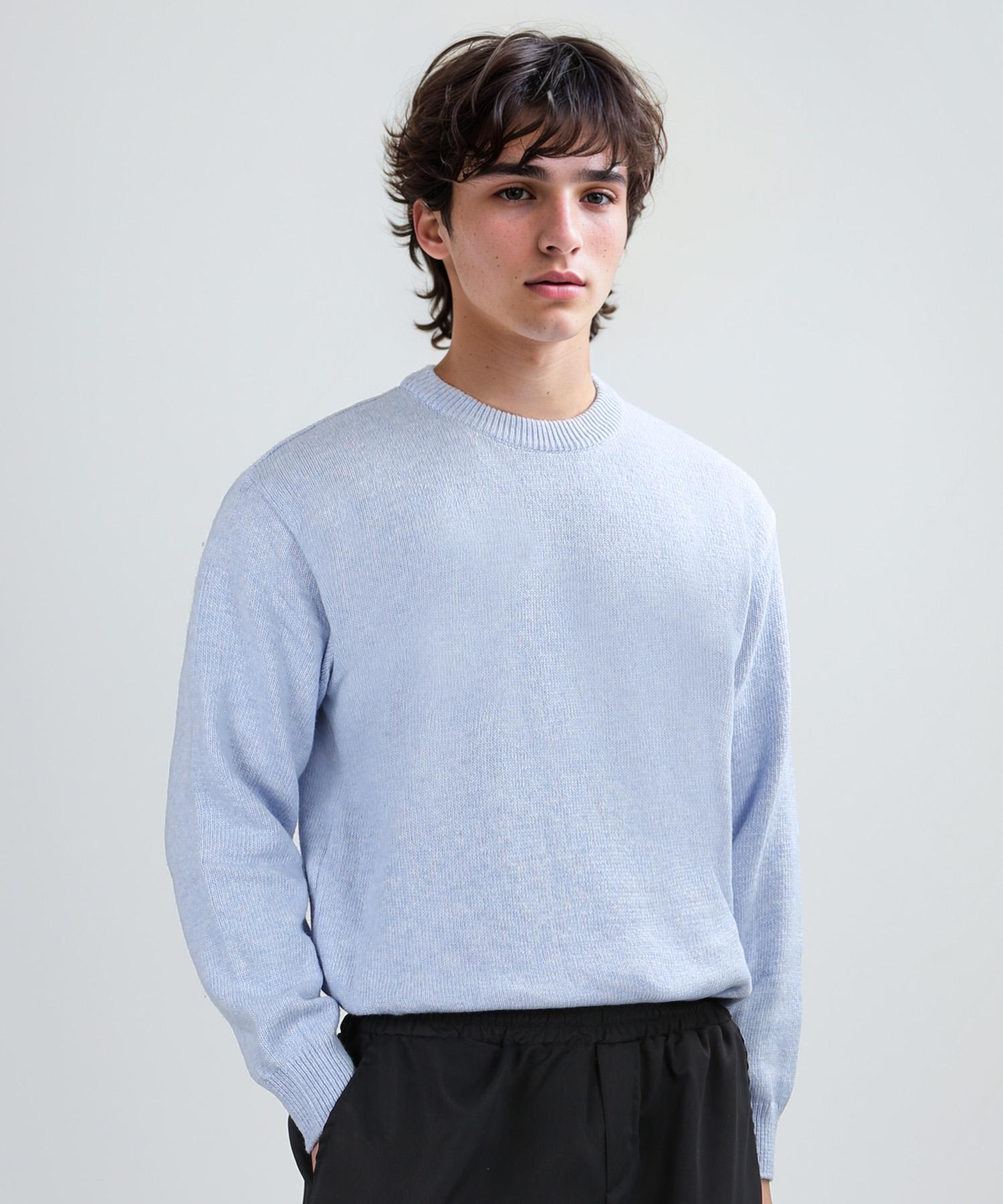 Johnny West Just Wool-Like Knit (Heather Blue) 50