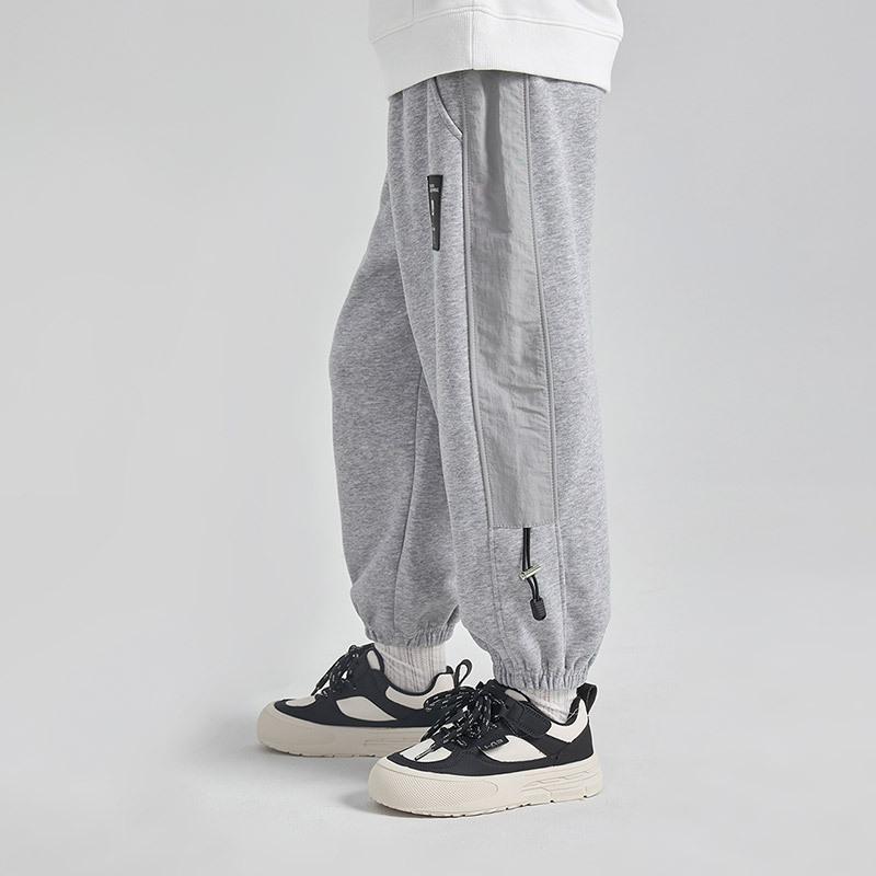 Boys Sweatpants Loose Elastic Waist Jogger Pants Casual Sport Trousers For School Daily Wear Kids Clothing Spring Autumn