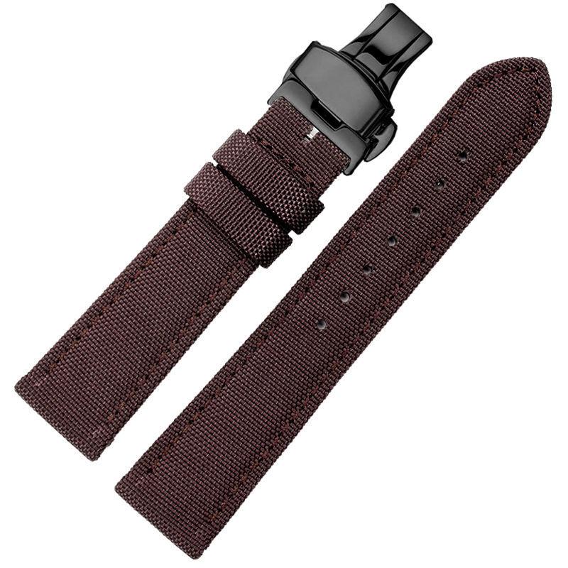 Pulseira de relógio universal de nylon de lona de 18mm 20mm 22mm à prova d'água para relógio inteligente Casio Longines citizen Tissot Seiko 19mm 21mm 23mm 24mm