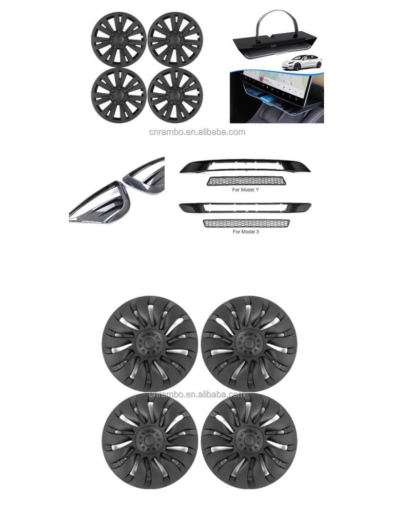 Compatible Air Intake Grille for Model Y & Model 3 (2021-2022)