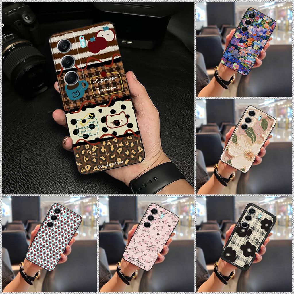Phone Pouch Full Wrap Phone Case For Tecno Camon40 Pro 4G/5G/CM6/CM7 Dirt-resistant Anti-knock Cute TPU Silicone Durable