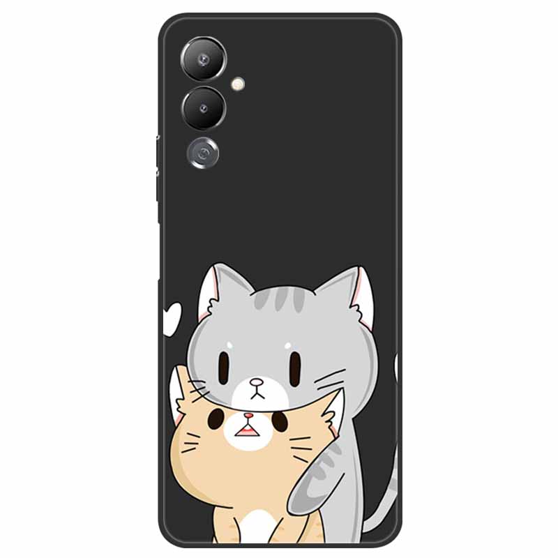For Tecno Pova 4 Case LG7n Lovely Fashion TPU Silicone Cover for Tecno Pova 4 Phone Cases Pova4 Shockproof Soft Shell Funda Cute