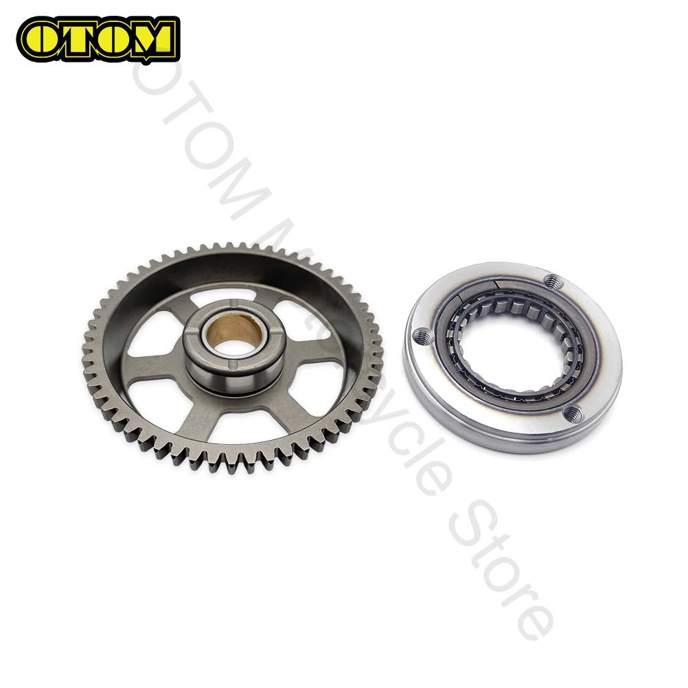 Motorcycle For ZONGSHEN Start Overrunning Clutch Starter Drive Gear 57T CBS300 NB300 CB250-F ENDURO Pit Dirt Bikes Accessories