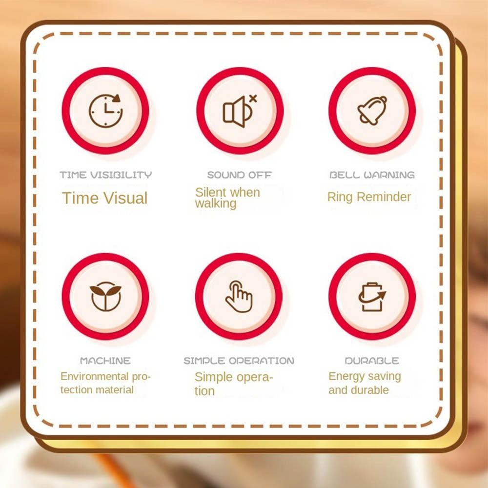 Time Management Visual Timer Movement Kitchen Cooking Timer Countdown Clock  Kitchen