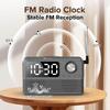 15W Fast Wireless Charger with Bluetooth Speaker and Alarm Clock Radio,4 In1 Wireless Charging Station for iPhone,Android Phones with FM Radio