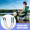 2 pezzi di allarme per la pesca alla carpa, catena portatile, leggero, indicatore di abboccata per pesci, gancio di avviso per acqua dolce, acqua salata, accessori per la pesca all'aperto