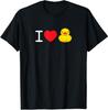 I Heart Rubber Duck Unisex T-Shirt - Gift For Friends