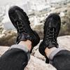 Fashion High Top Men's Tooling Boots Fashion Leather Casual Shoes Autumn Winter Men Walking Shoes 2024 New Outdoor Travel Ankle Boots