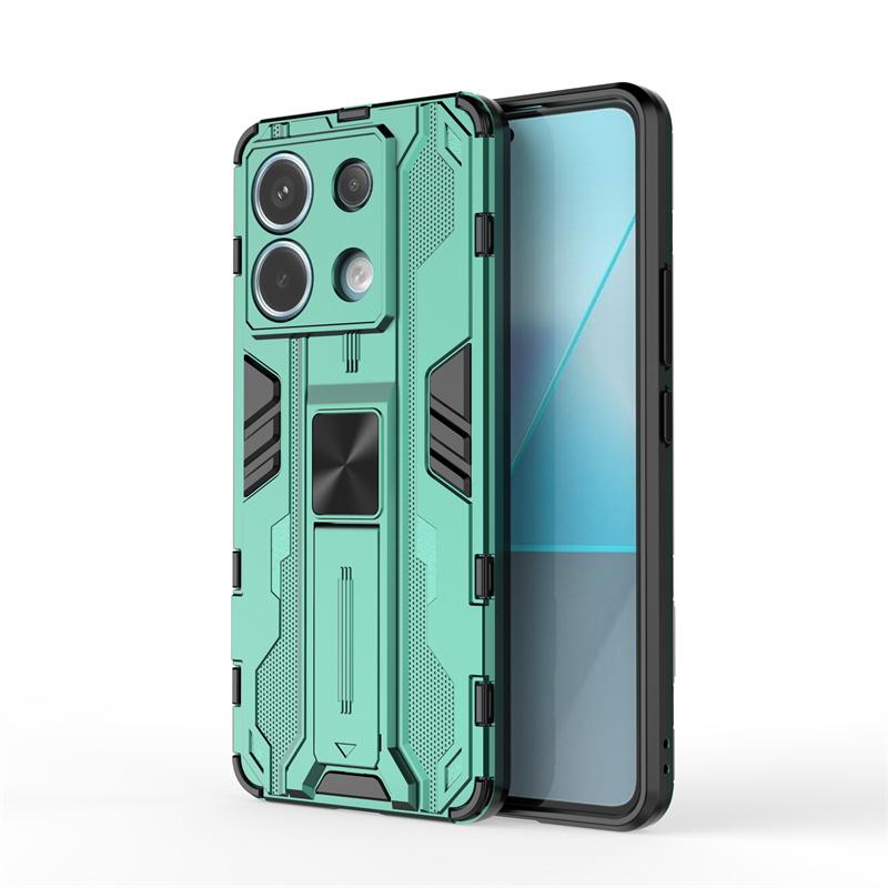For Xiaomi Redmi Note 13 Pro 5G Case Car Magnetic Armor Shockproof Stand Protect Cover For Redmi Note13 Pro Plus 13Pro 4G Cases