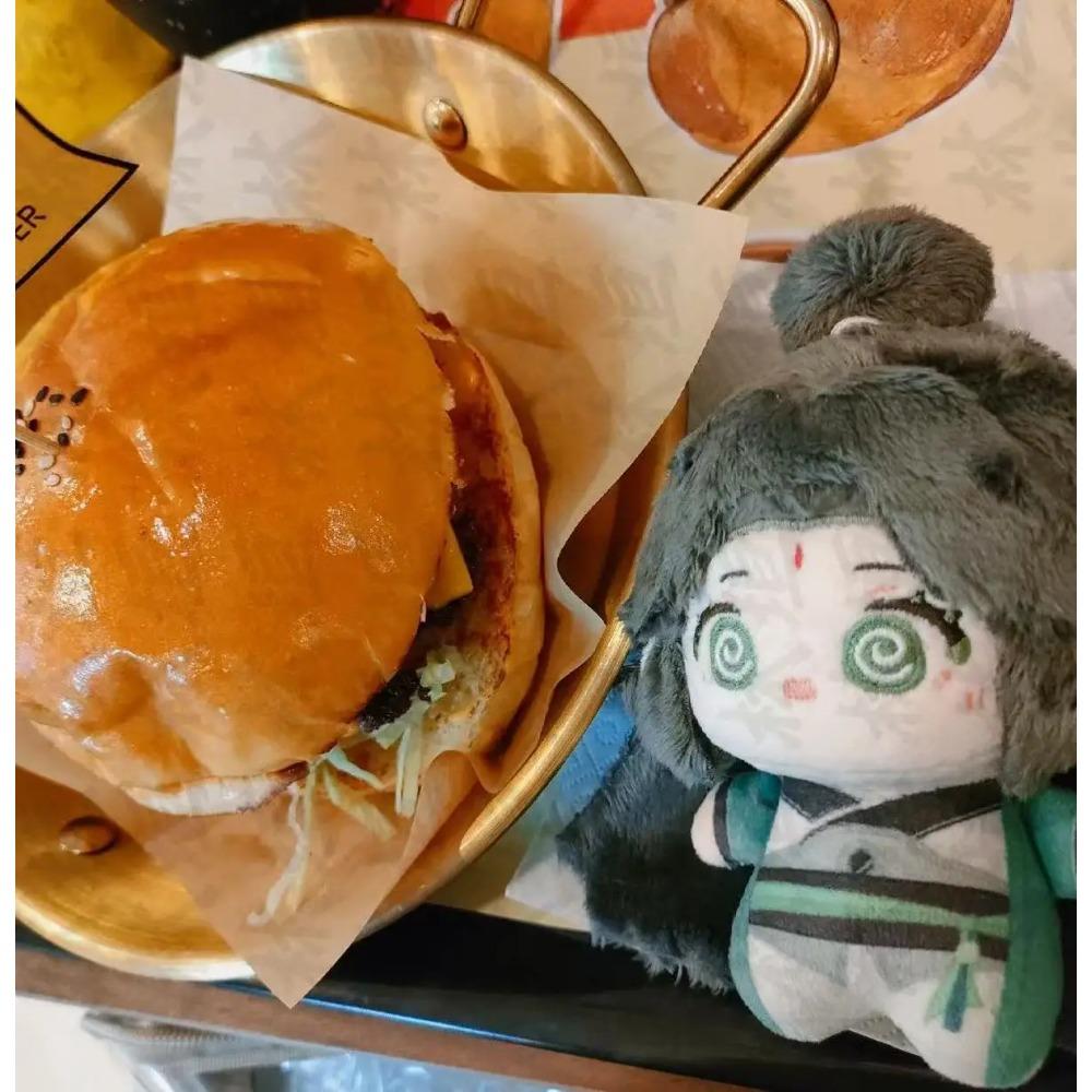 Self Rescue System of Scum Villains Shen Qingqiu Cosplay Printing Nunu Cotton Padding 10CM Plush Pendant Backpack Keychain Gift