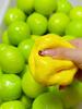 Handmade Crispy Lemon Stress Ball Squeeze Toy, Color-Changing Mango Squishy Fidget Ball, ASMR Sensory Stress Relief Toy