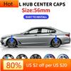 BAEO1 New 2025 4pcs 56mm Car Wheel Center Hub Cap Emblem Stickers Styling For BMW M Performance 1 3 5 7 Series X1 X2 X3 X4 X5 X6 X7 M3