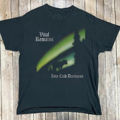 Vital Remains Band Into Cold Darkness T Shirt Full Size S-5XL Unisex T-Shirt