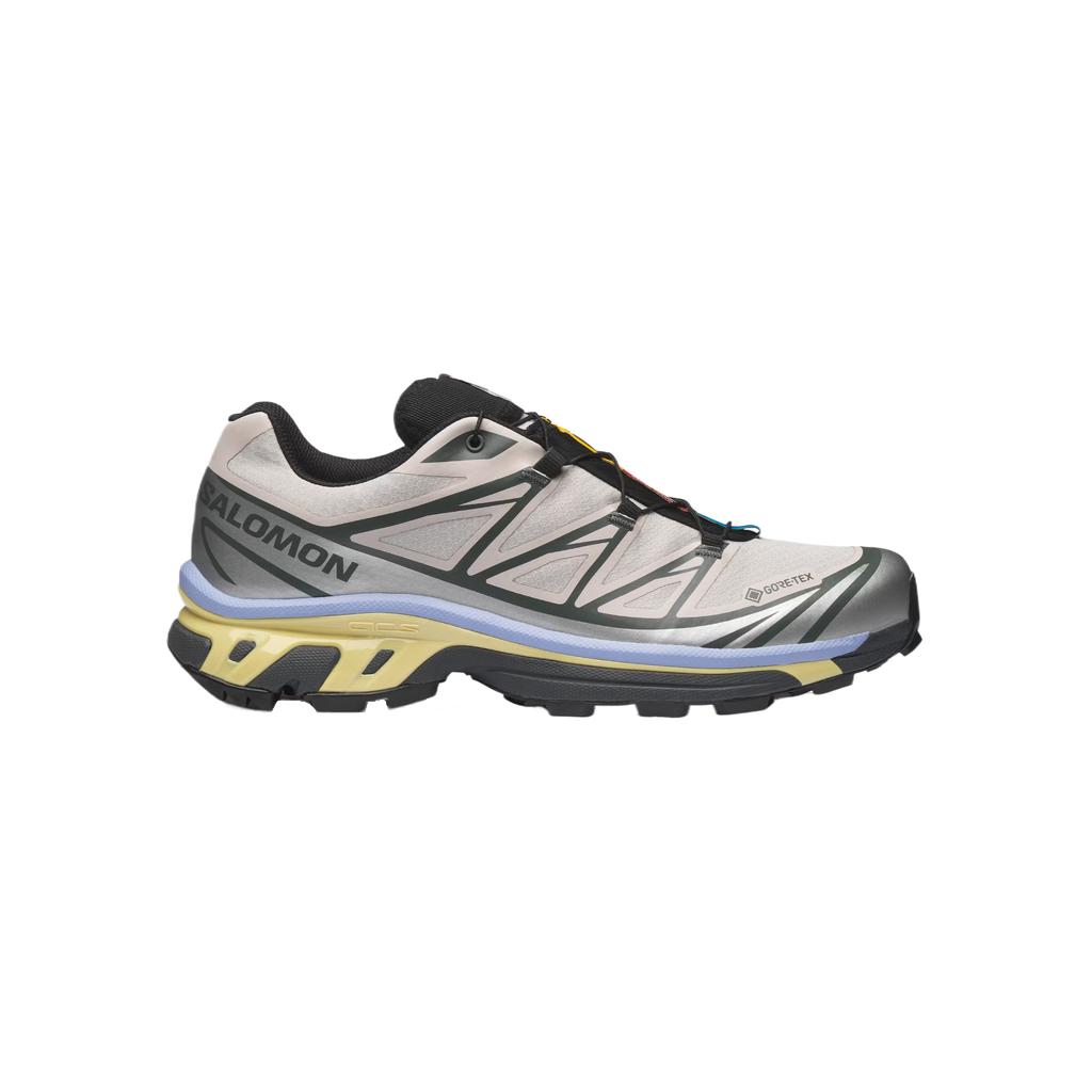 SALOMON XT 6 Trail Running Shoes Unisex Low Top Silver Cloud/Urban Fas