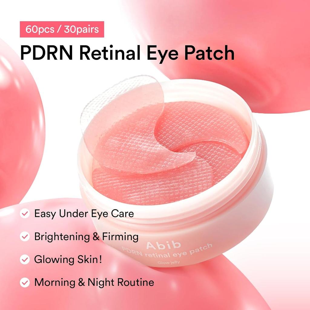 ABIB Eye Patch 60pcs/Glutathiosome Kojic Acid/ PDRN Retinal /Collagen
