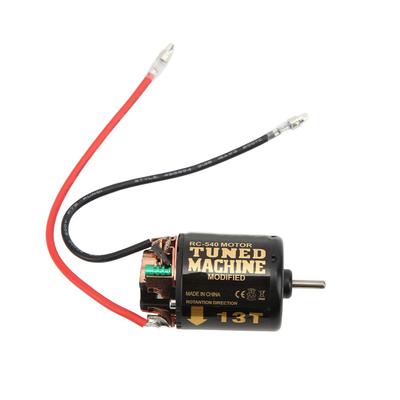 540 Brushed Motor, Long Life, 3.17mm Shaft Diameter, 12mm Span, Black, for 1/10 Scale RC Cars, 1 X Motor