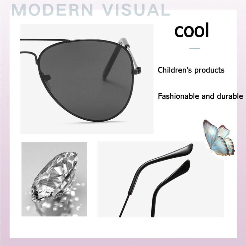 MODE Kinder Schüler Sonnenbrille Herren und Damen Farbe Reflektierende Sonnenbrille Kröte Spiegel Niedlich Baby Kinder Sonnenbrille