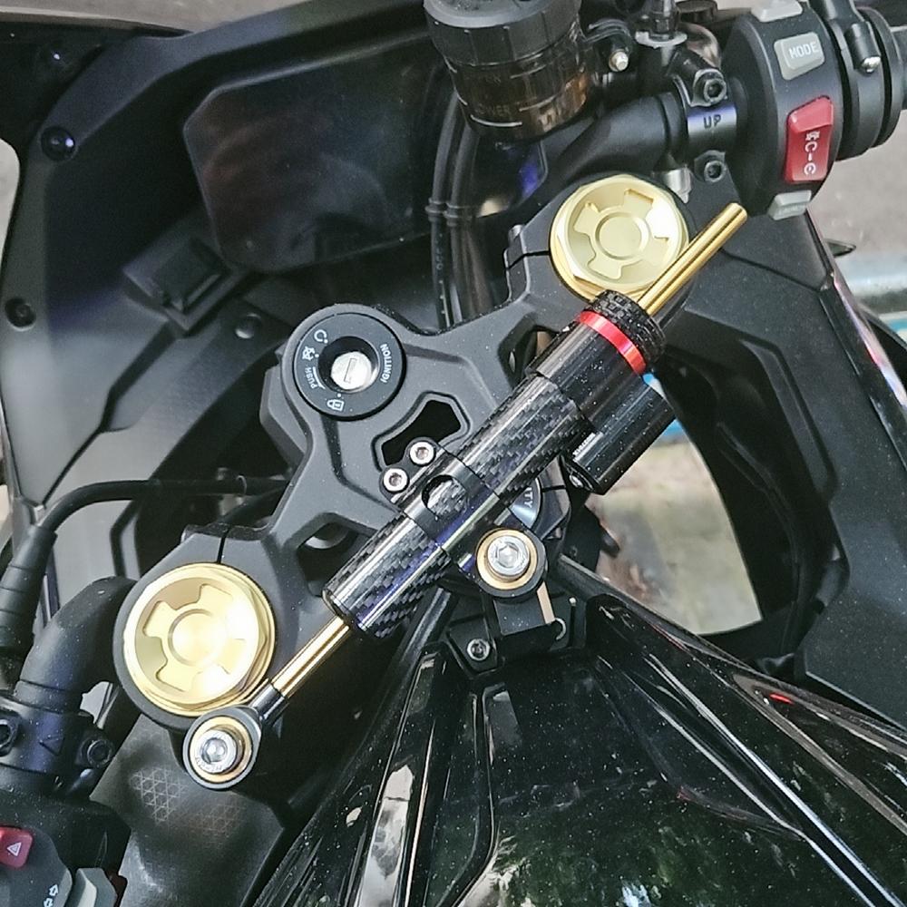 For VOGE RR660S RR 660S RR660 RR 660 S Motorcycle Accessories Carbon Fiber Steering Damper Stabilizer Mounting Bracket Support