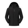 Men's Trendy Fleece-Lined Outdoor Mountaineering Jacket - Waterproof, Windproof, Plus Size Winter Coat for Couples