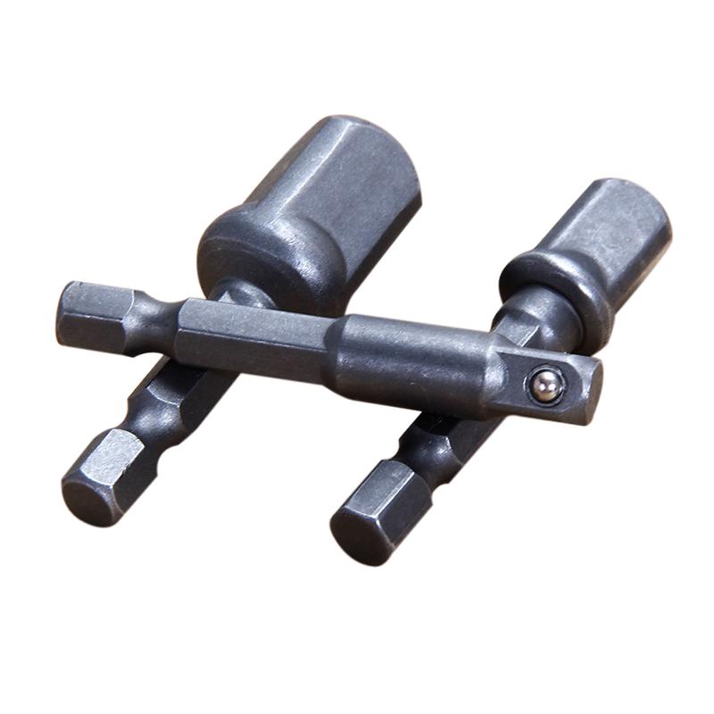 

Набор из 3 предметов aidier с адаптером для торцевых сверл с шестигранным хвостовиком, инструмент для ударной отвертки 1/4 дюйма, 3/8 дюйма, 1/2 дюйма.