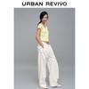 UR2026 Women's Casual Textured Slim T-shirt