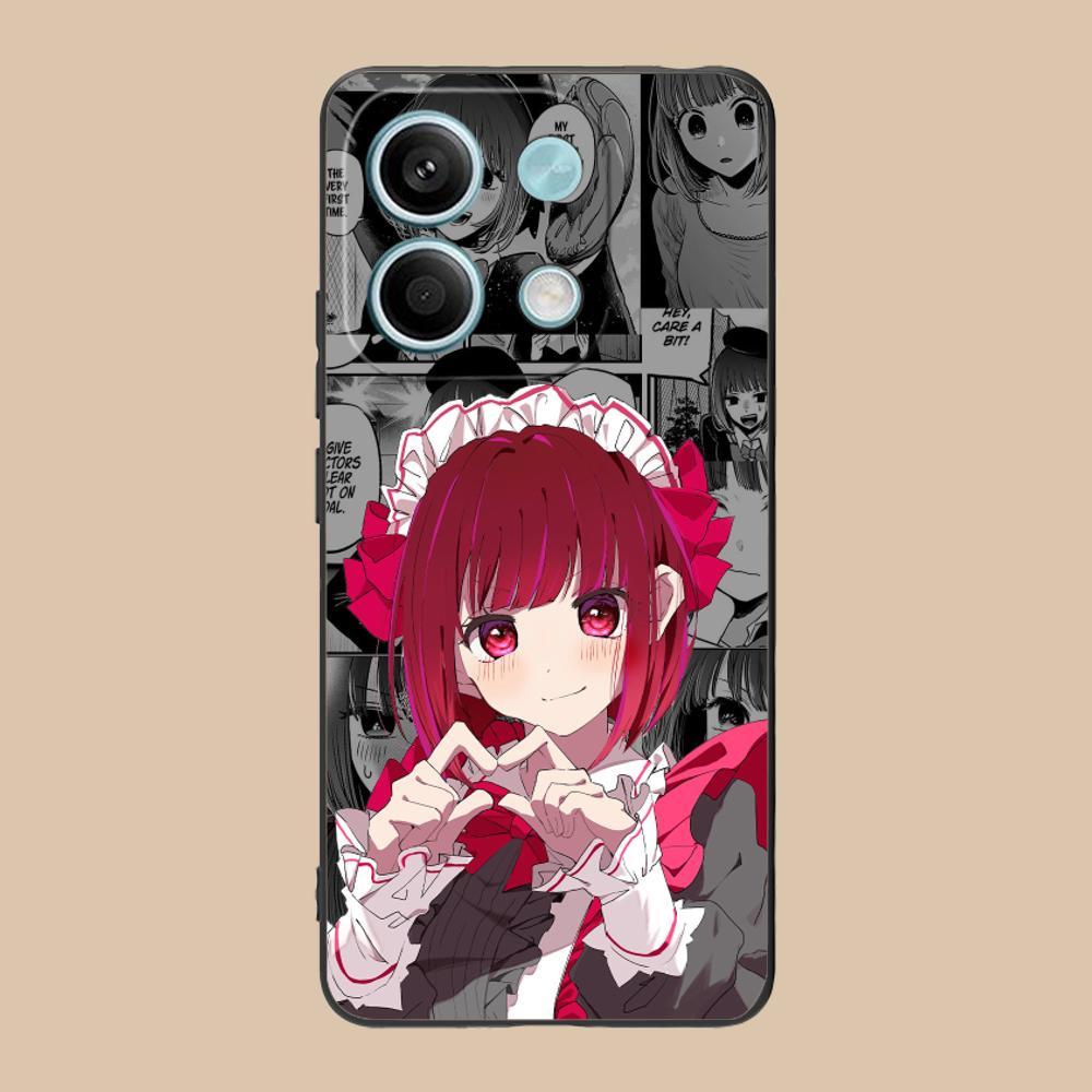 Oshinoko Arima Kana Phone Case for POCO M7 M6 M5 M4 M3 X7 X6 X5 X4 X3 Pro GT 5G Colorful Printing Cover Smartphone Pretty Cover