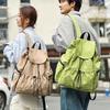 Mochila con cordón plisada Mochila ligera para mujer Mochila de viaje para hombre