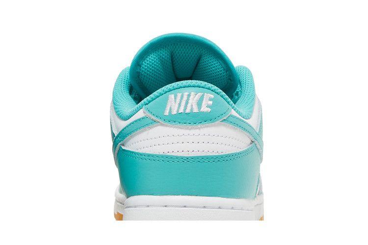 Women's Sneakers Nike Dunk Low Teal Zeal (Women's) White/Washed Teal/Kumquat