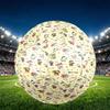 Crayon Shin Print Size 5 Soccer Ball, PU Wear Resistant Football for Match Training and Daily Practice, Birthday Gift for Soccer Fans