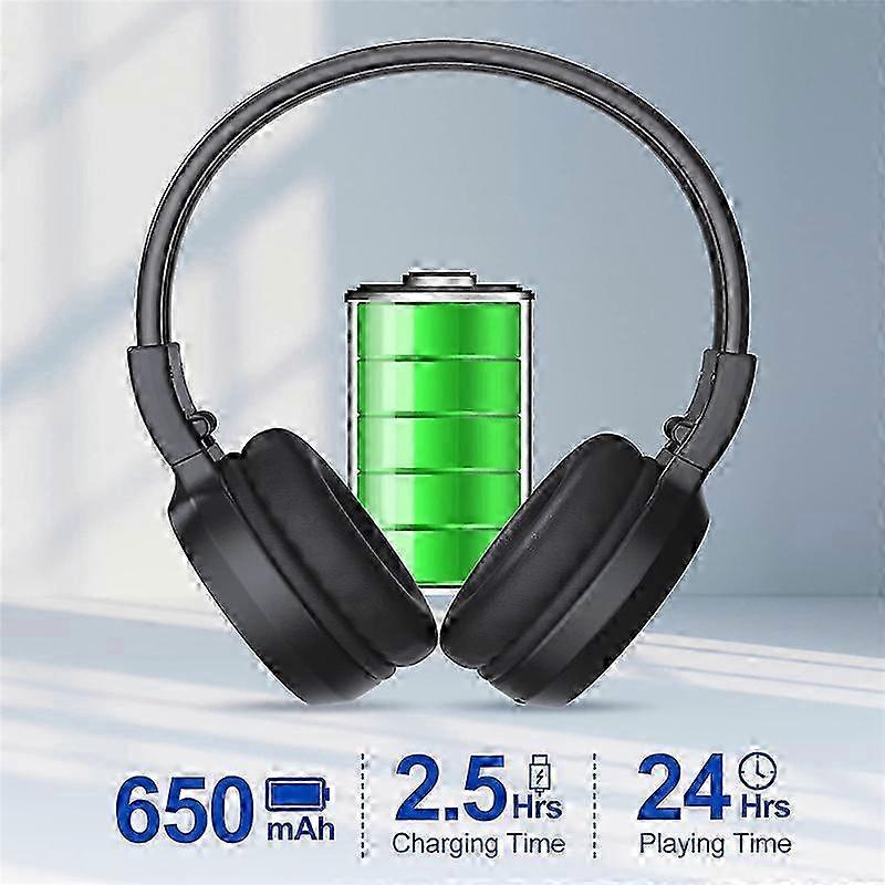 Przenośne bezprzewodowe słuchawki z radiem FM, ładowalny odbiornik słuchawkowy z radiem FM do spotkań, codziennej pracy
