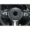 Carbon Fiber Cover Trim For BMW 3 4 Series GT Steering Wheel Button 2013-