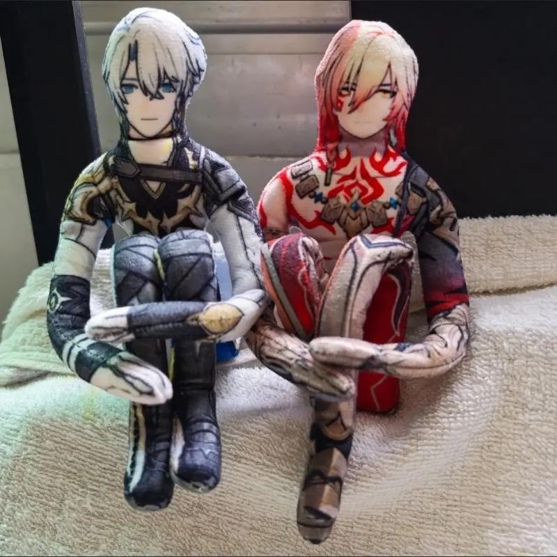 Honkai: Star Rail Anime Cosplay Stuffed Dolls Movable Abstract Body Wire Skeleton Halloween Prop Slender Twistable Shape Toy