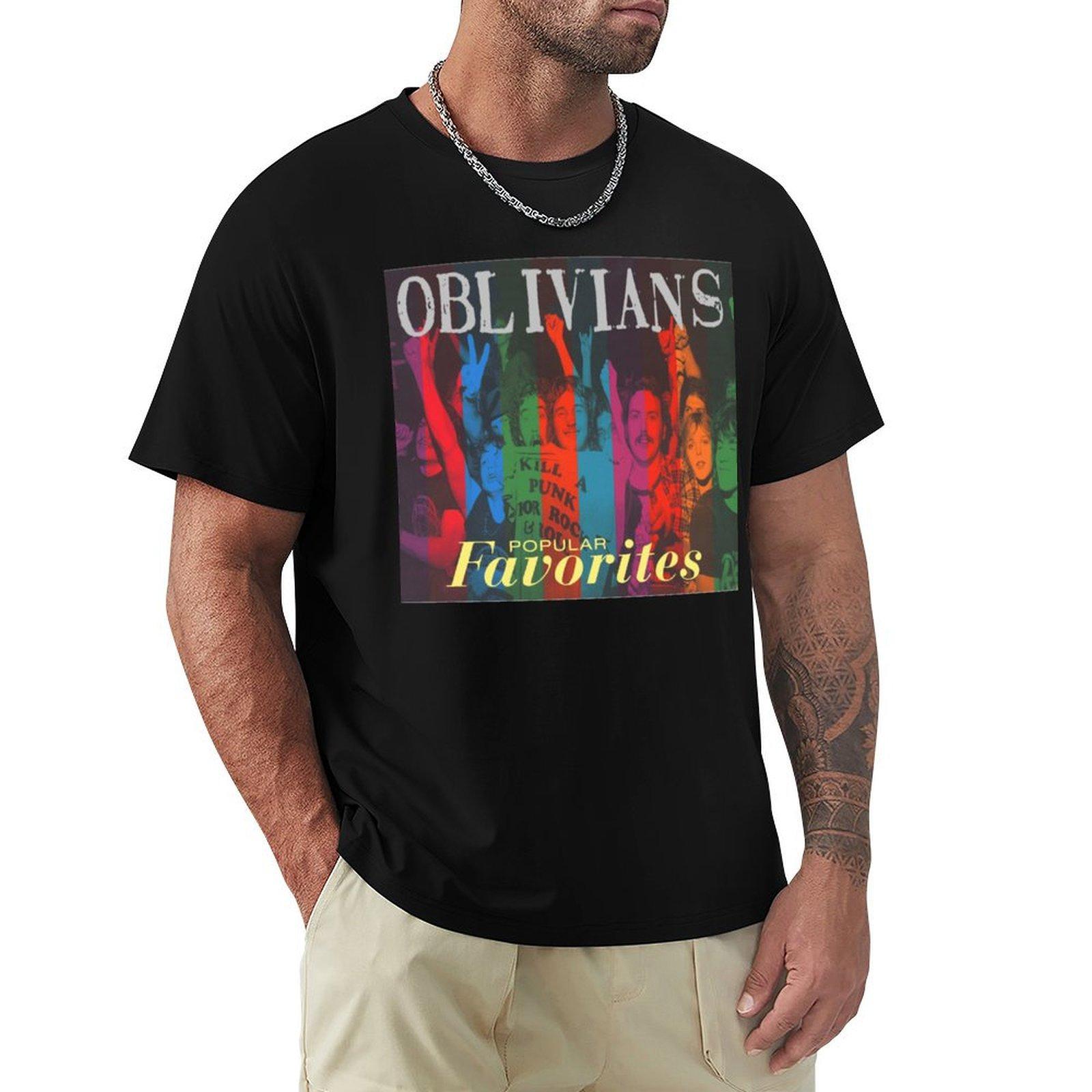 

Oblivians Fav Punk TShirt boys animal print funny meme tshirts customs t shirts men 4XL
