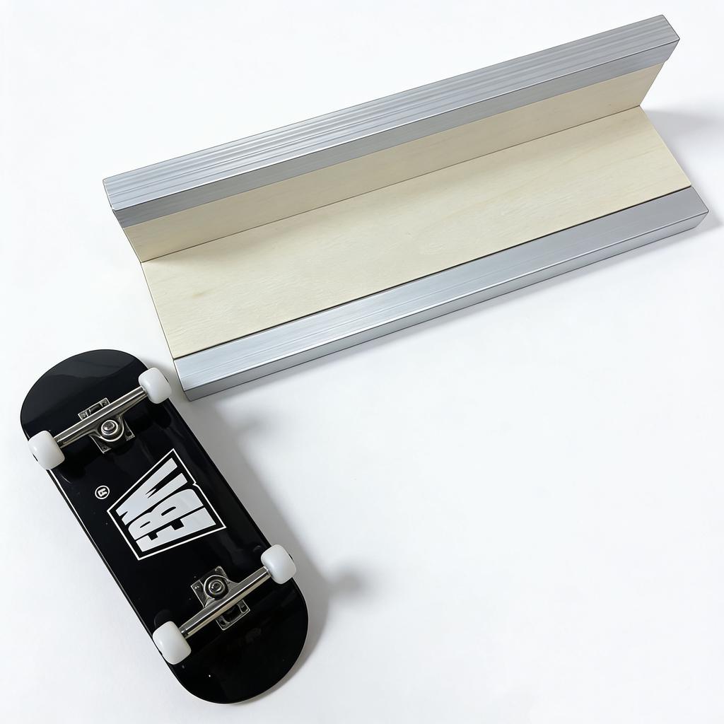 Factory Supply 34mm Full Complete Black Fingerboard Set Professional Mini Skateboard Grip Tape  Child Competition Gift
