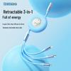 ROCK Doraemon 3-in-1 Universal Fast Charging Cable