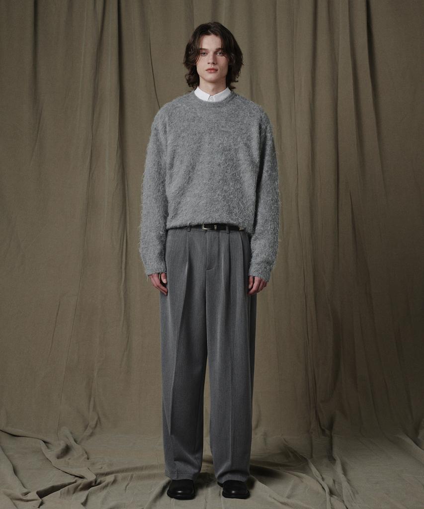 GLW Oversized Brushed Knit Grey